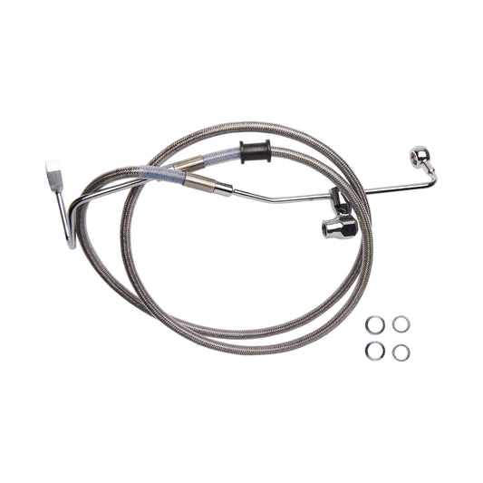 DRAG SPECIALTIES - BRAKE LINE - REAR - ABS - STAINLESS STEEL
