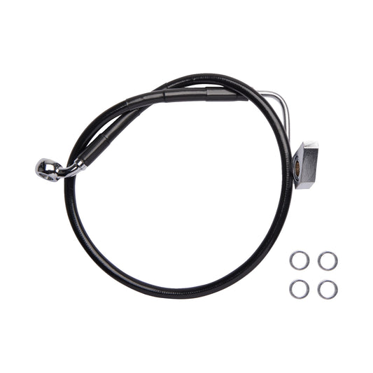 DRAG SPECIALTIES - BRAKE LINE - REAR - ABS - BLACK
