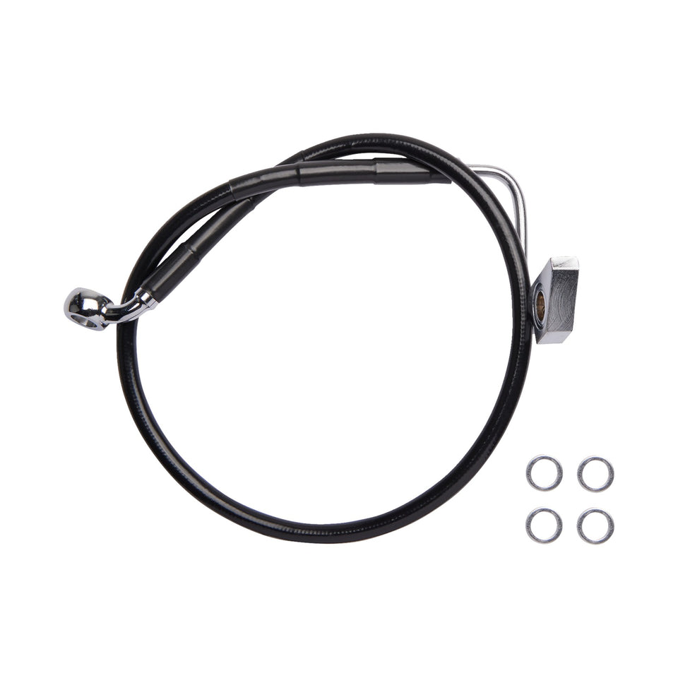 DRAG SPECIALTIES - BRAKE LINE - REAR - ABS - BLACK