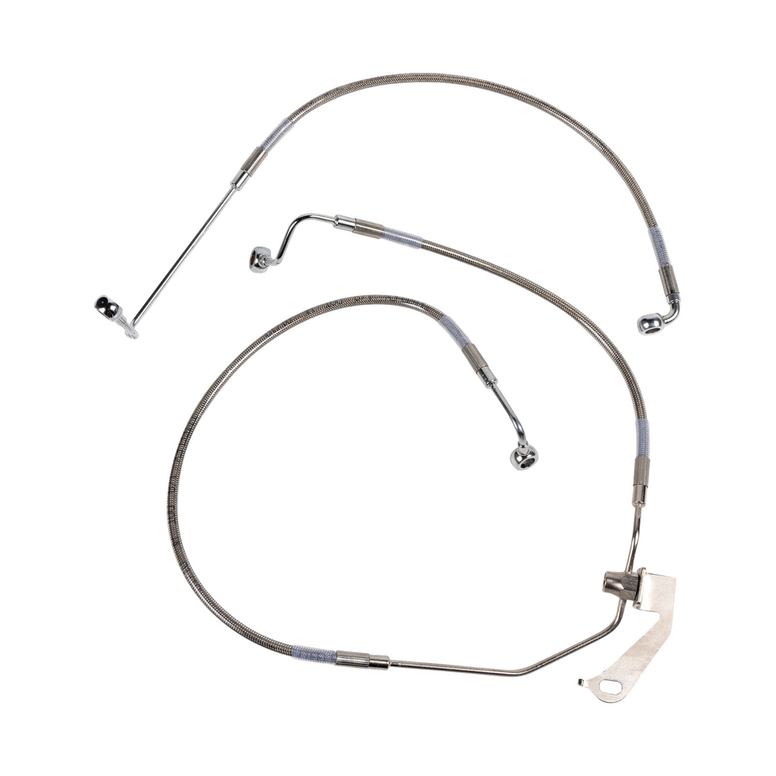 DRAG SPECIALTIES - BRAKE LINE - REAR - NON-ABS - STAINLESS STEEL