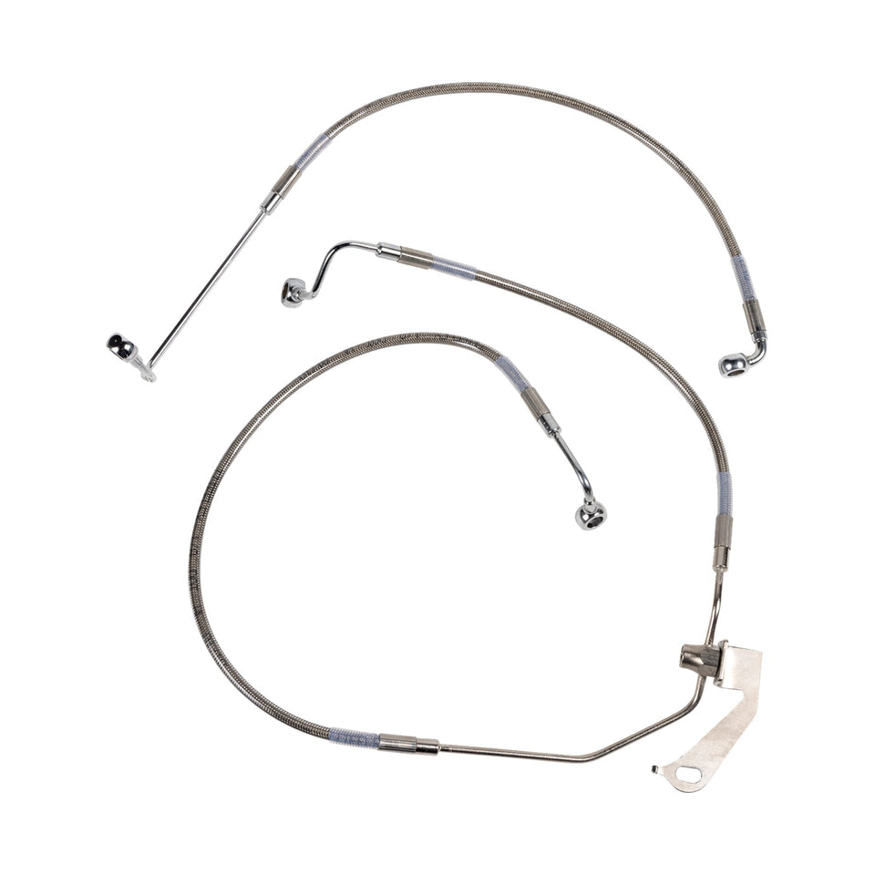 DRAG SPECIALTIES - BRAKE LINE - REAR - NON-ABS - STAINLESS STEEL