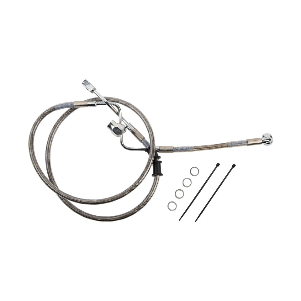 DRAG SPECIALTIES - BRAKE LINE - REAR - MASTER CYLINDER TO ABS - STAINLESS STEEL