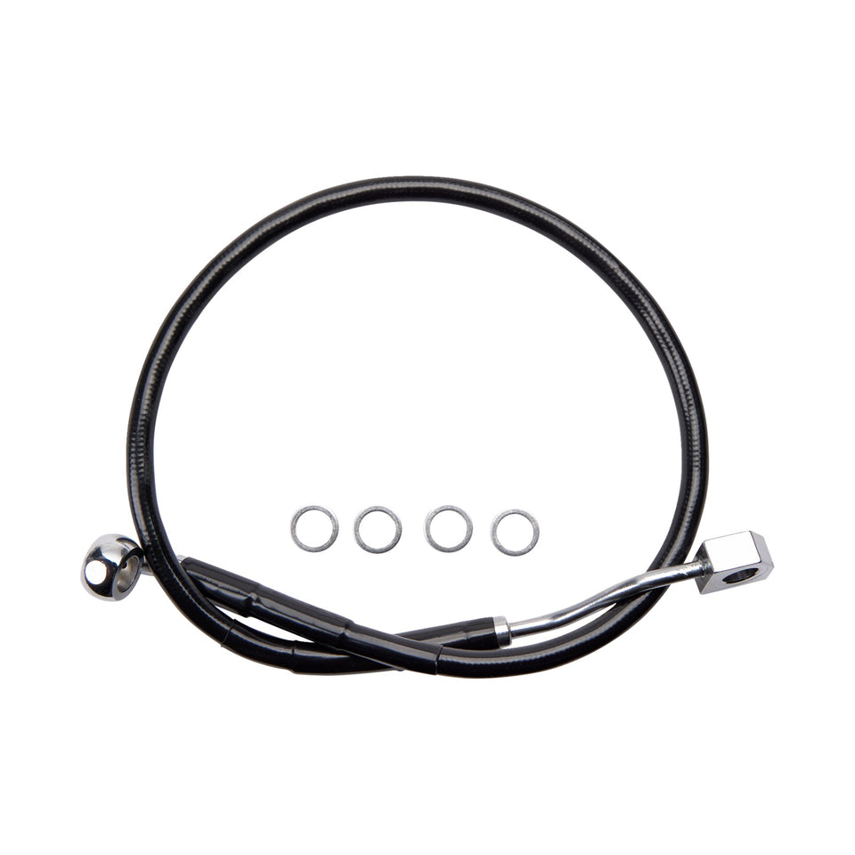 DRAG SPECIALTIES - BRAKE LINE - REAR - MASTER CYLINDER TO ABS - BLACK
