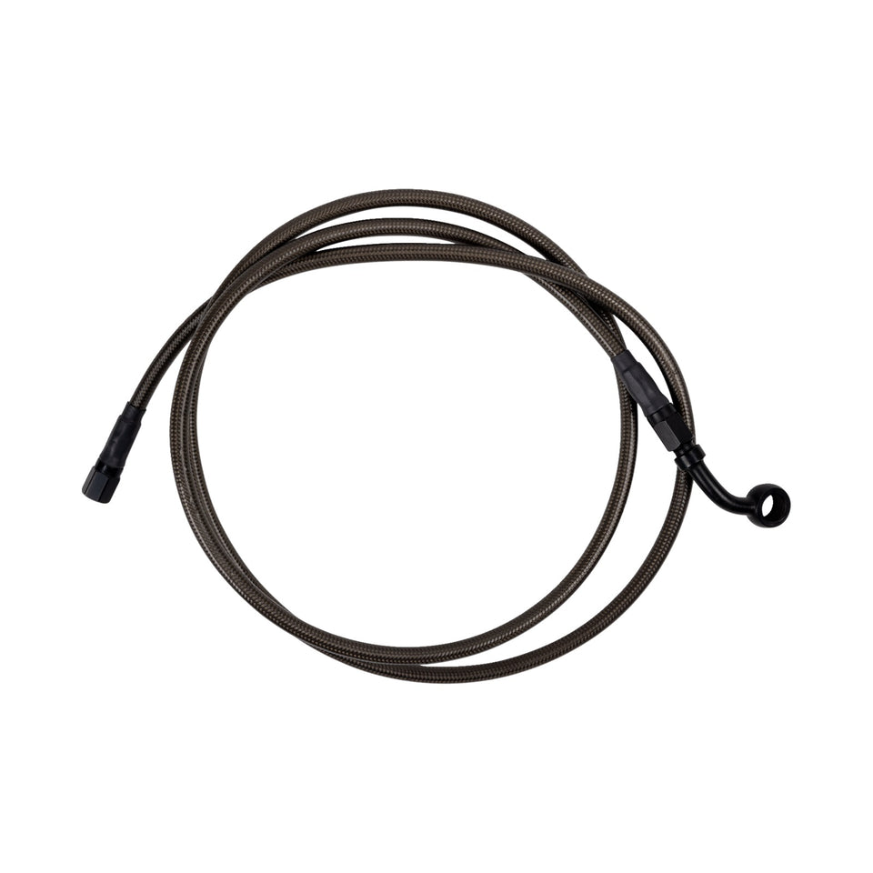 BARNETT - BRAKE LINE - UPPER - CARBON COAT W/ BLACK FITTINGS - +6"