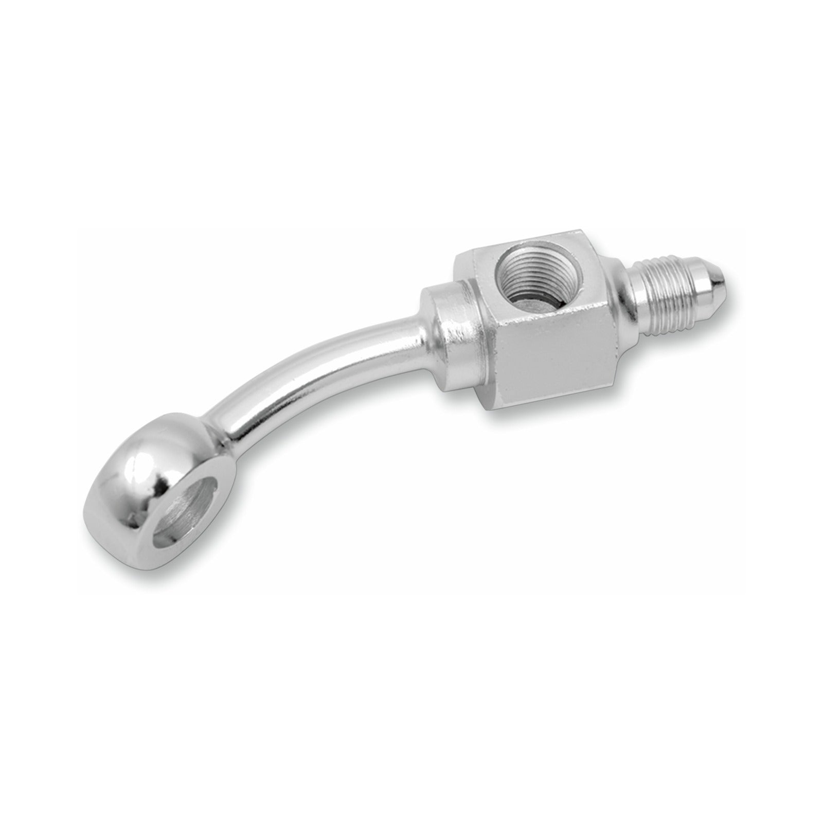 DRAG SPECIALTIES - BANJO FITTING - 3/8" X AN3 - 35 DEGREES - SHORT