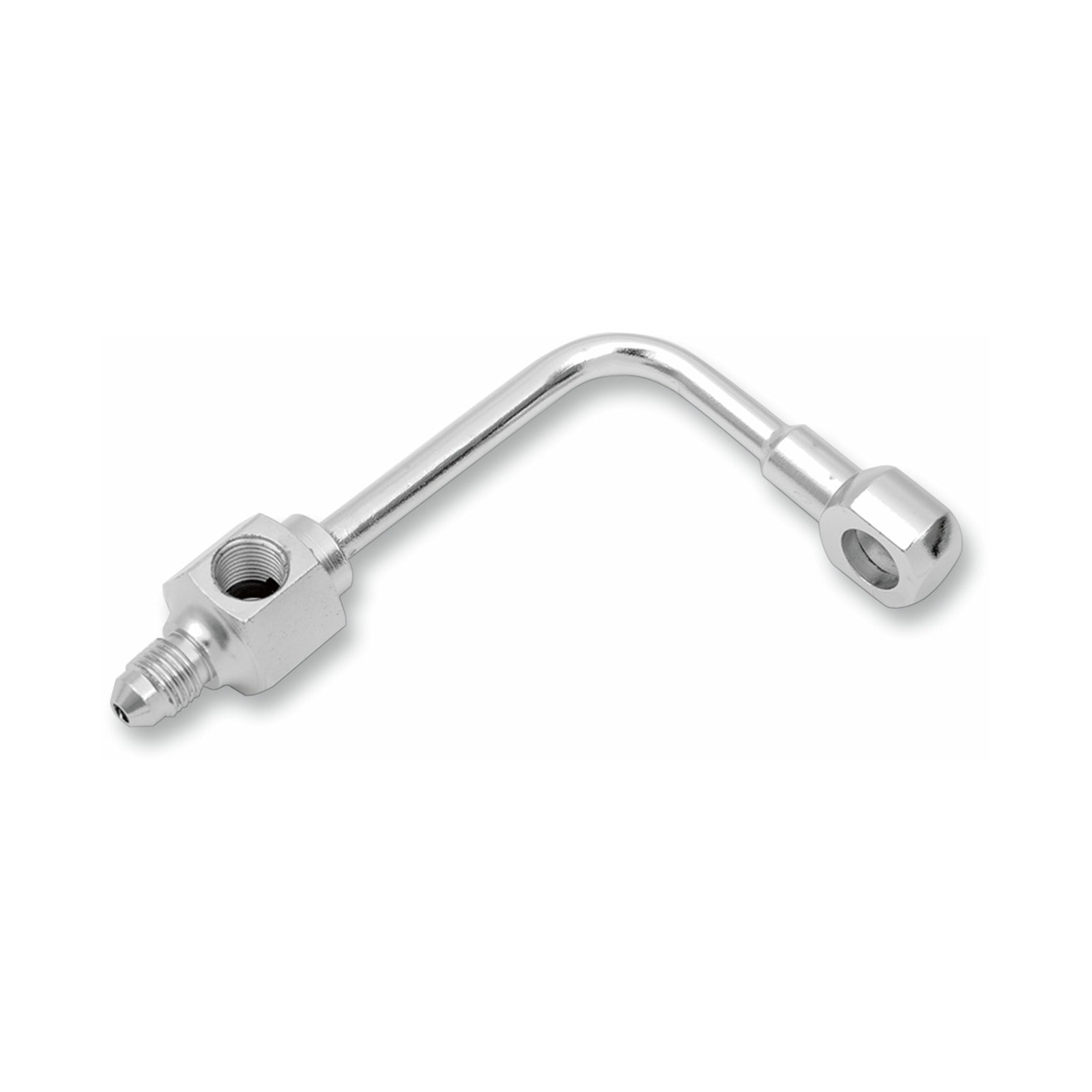 DRAG SPECIALTIES - BANJO FITTING - 3/8" X AN3 - 90 DEGREES - LONG