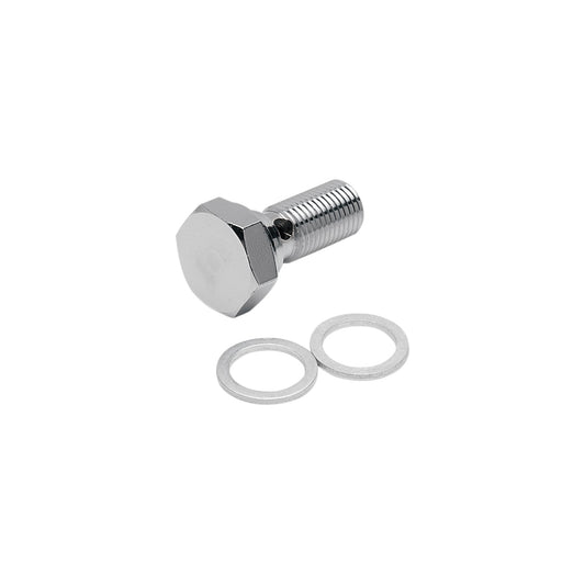DRAG SPECIALTIES - BANJO BOLT - 7/16"-24 W/ STEP-DOWN TO 3/8"