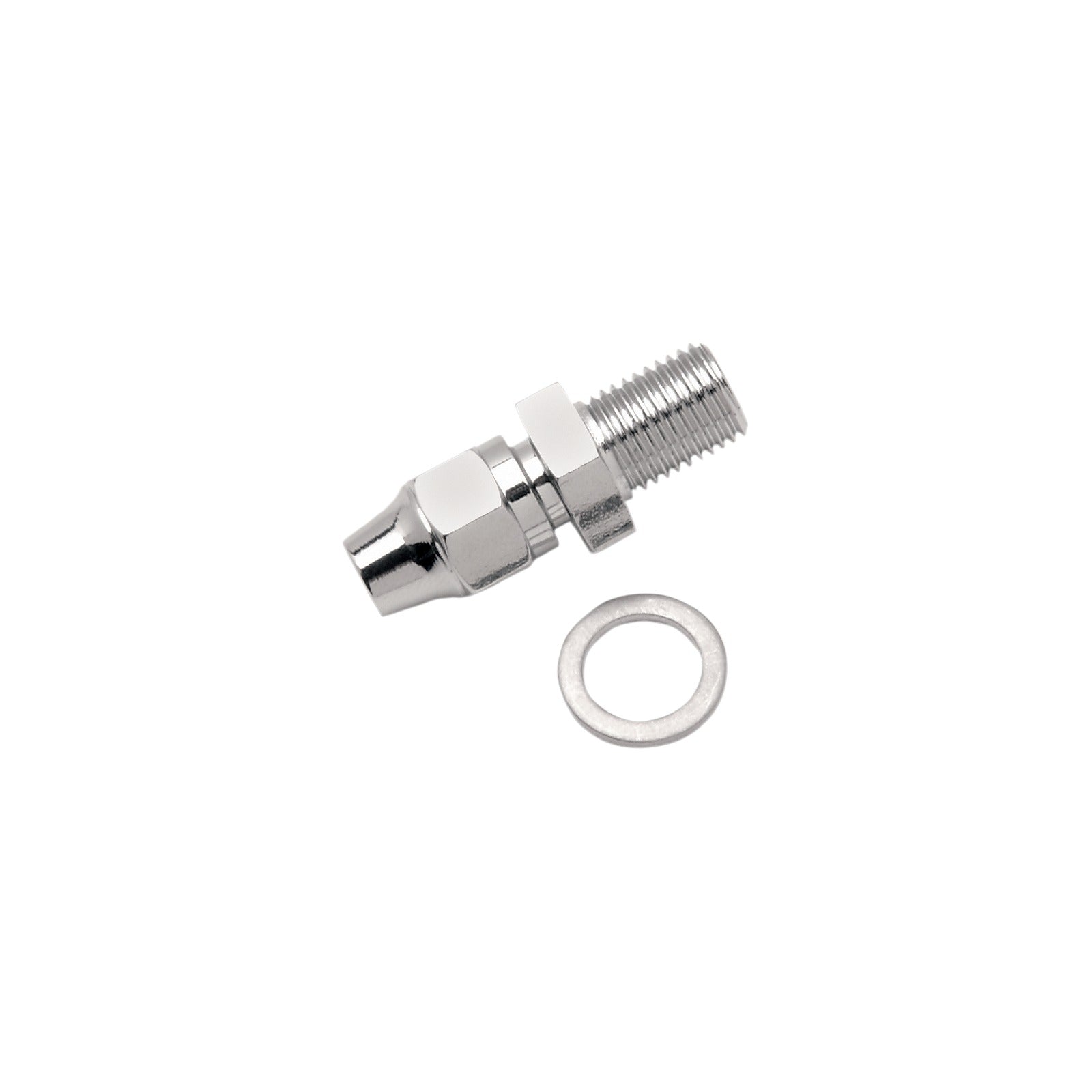 DRAG SPECIALTIES - BRAKE LINE FITTING - 3/8-24 - STRAIGHT