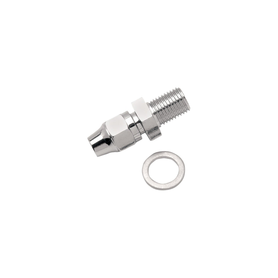 DRAG SPECIALTIES - BRAKE LINE FITTING - 3/8-24 - STRAIGHT