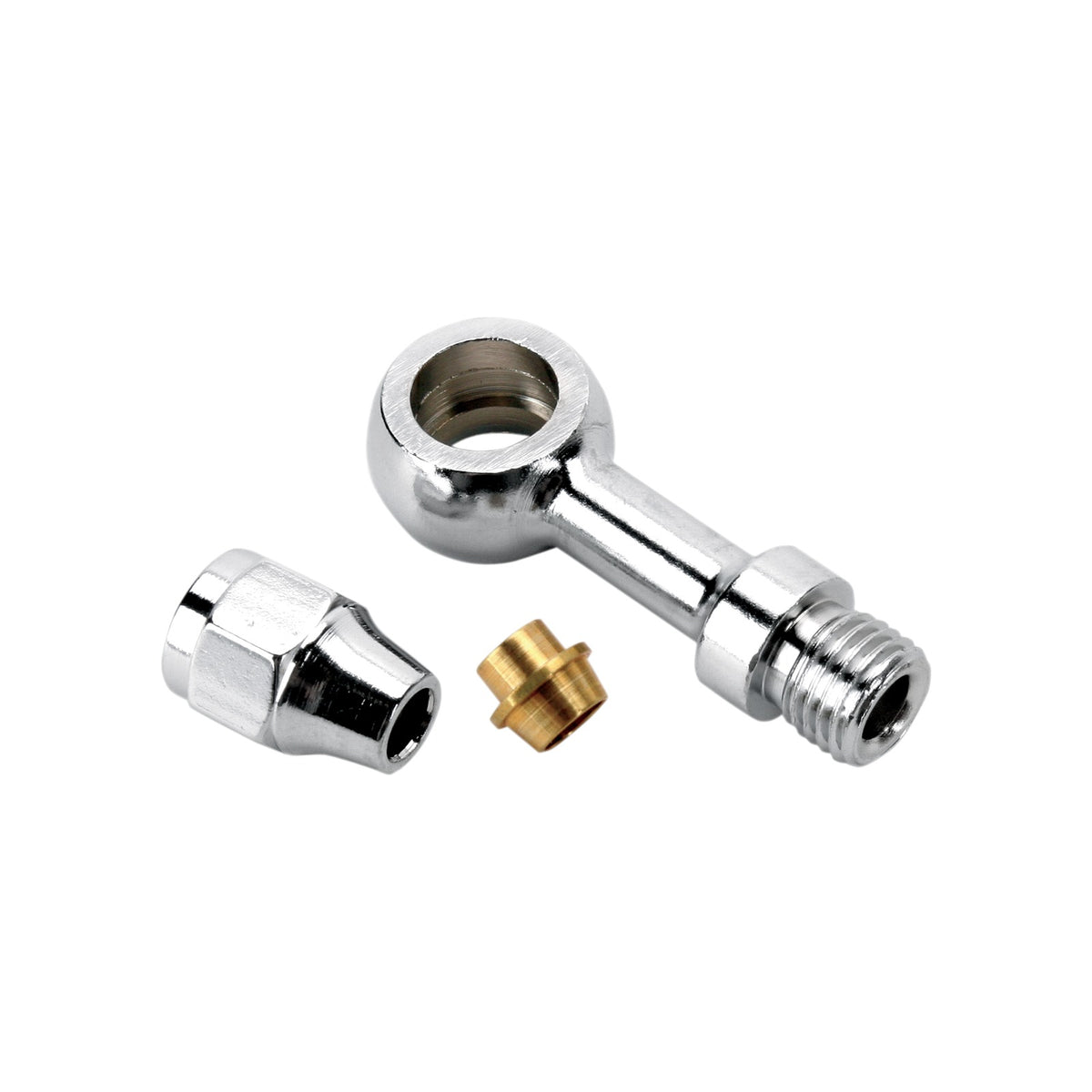 DRAG SPECIALTIES - BANJO FITTING - 3/8"/10MM - STRAIGHT