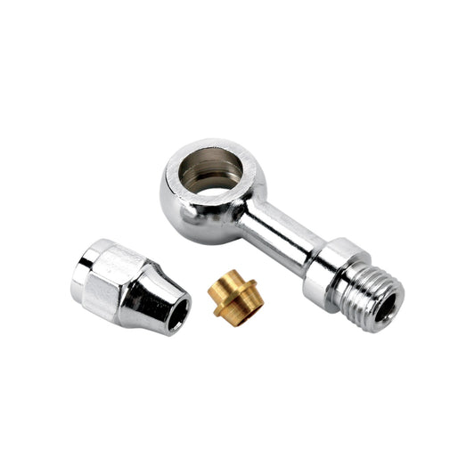 DRAG SPECIALTIES - BANJO FITTING - 3/8"/10MM - STRAIGHT