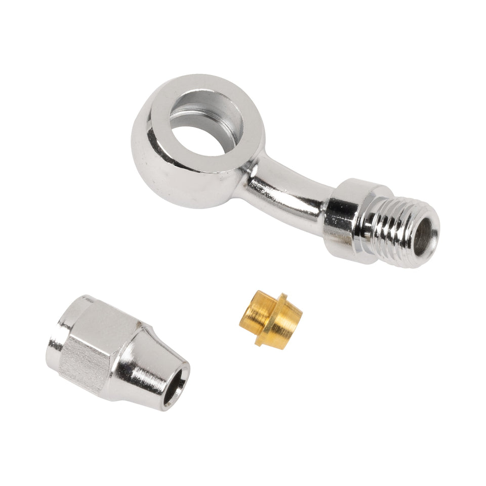 DRAG SPECIALTIES - BANJO FITTING - 3/8"/10MM - 35 DEGREE