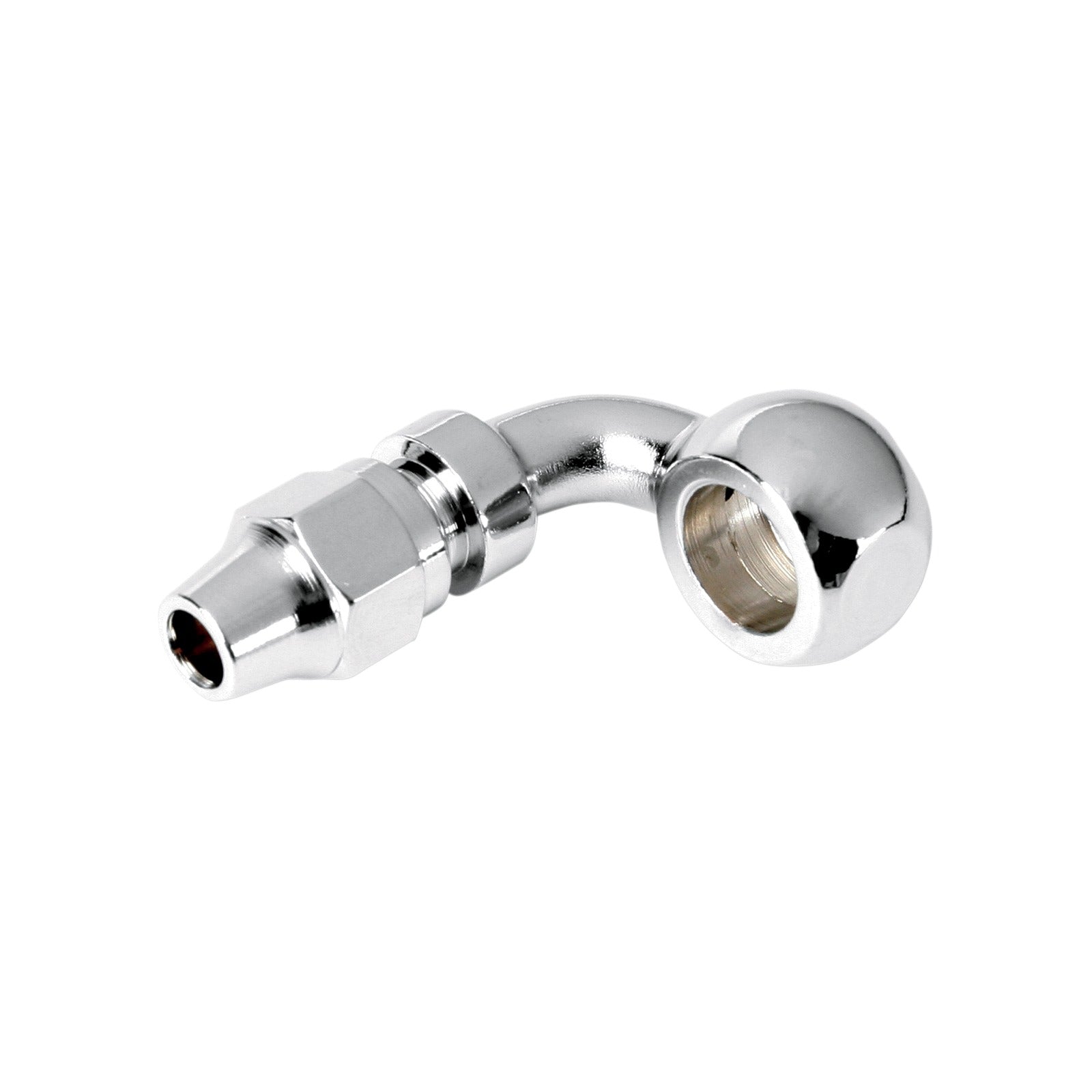 DRAG SPECIALTIES - BANJO FITTING - 3/8"/10MM - 90 DEGREE