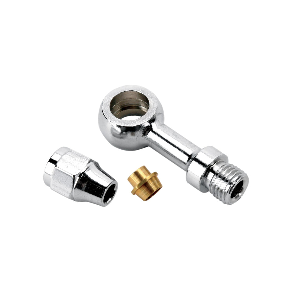 DRAG SPECIALTIES - BANJO FITTING - 7/16" - STRAIGHT