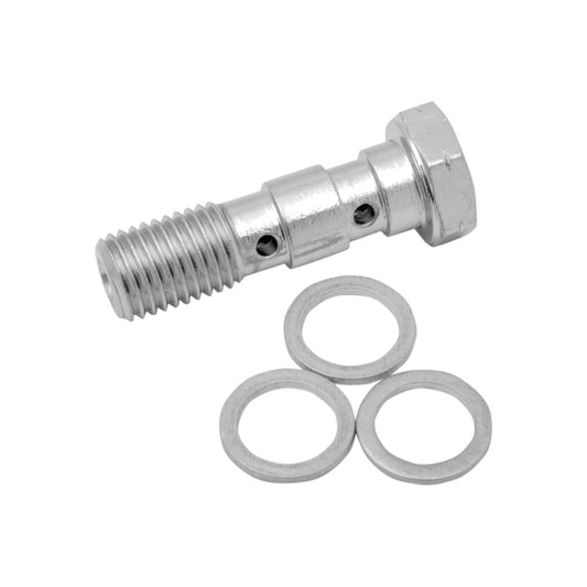 DRAG SPECIALTIES - BANJO BOLT - M10 X 1.25 - DOUBLE