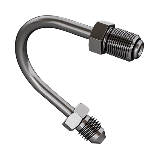 GOODRIDGE - UNIVERSAL BANJO - AN3 ADAPTOR - 150 DEGREES - STAINLESS STEEL