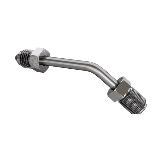 GOODRIDGE - UNIVERSAL BANJO - AN3 ADAPTOR - 45 DEGREES - STAINLESS STEEL