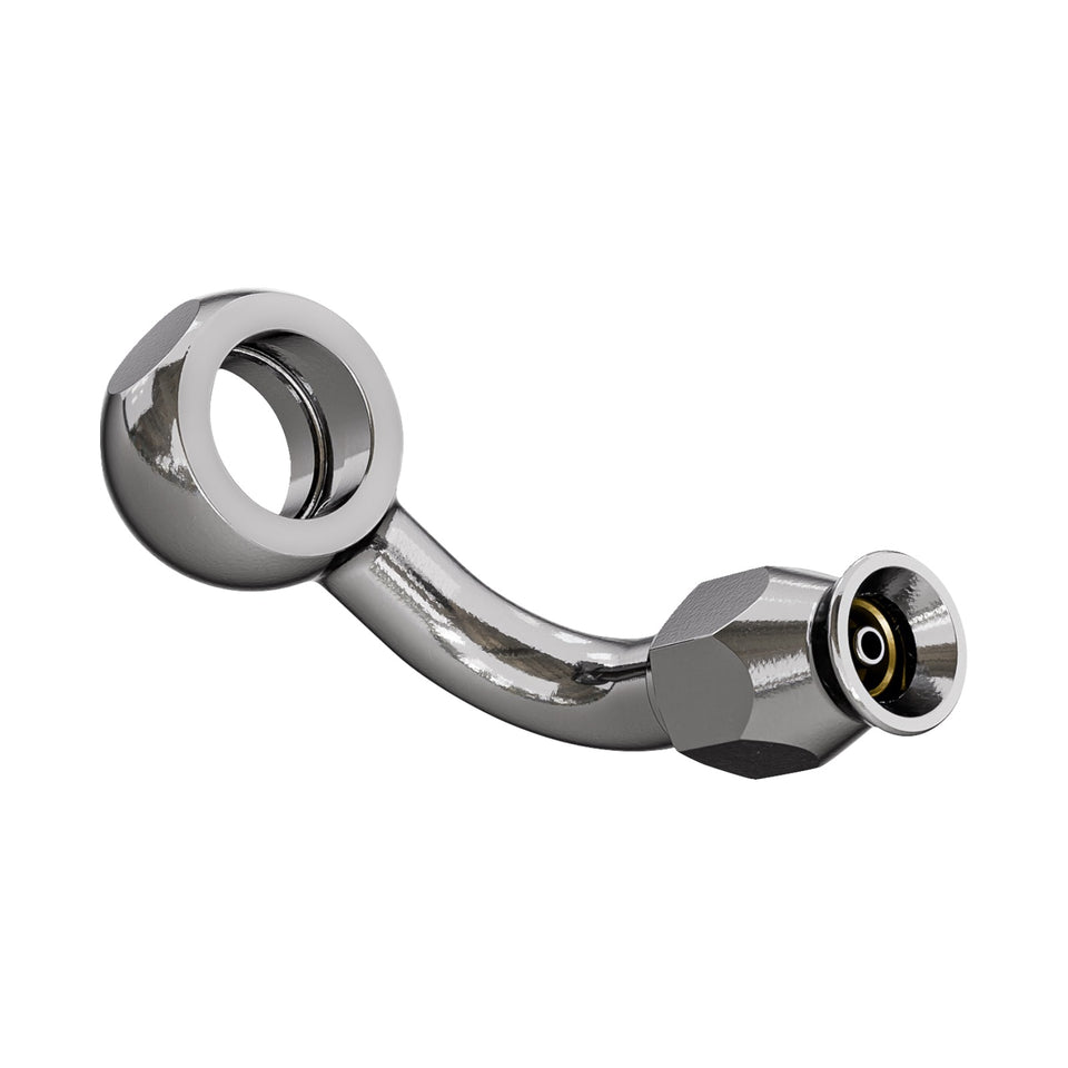 GOODRIDGE - UNIVERSAL BANJO - AN3 ADAPTOR - 60 DEGREES - STAINLESS STEEL