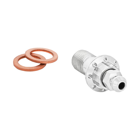 ARLEN NESS - BANJO BOLT WITH BLEEDER - 10MM - POLISHED
