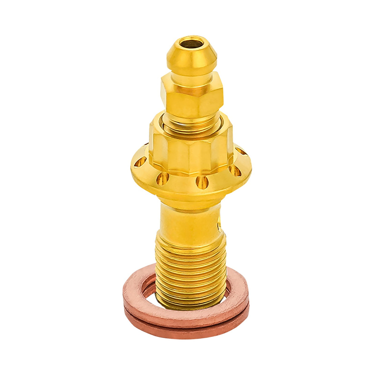 ARLEN NESS - BANJO BOLT WITH BLEEDER - 10MM - GOLD