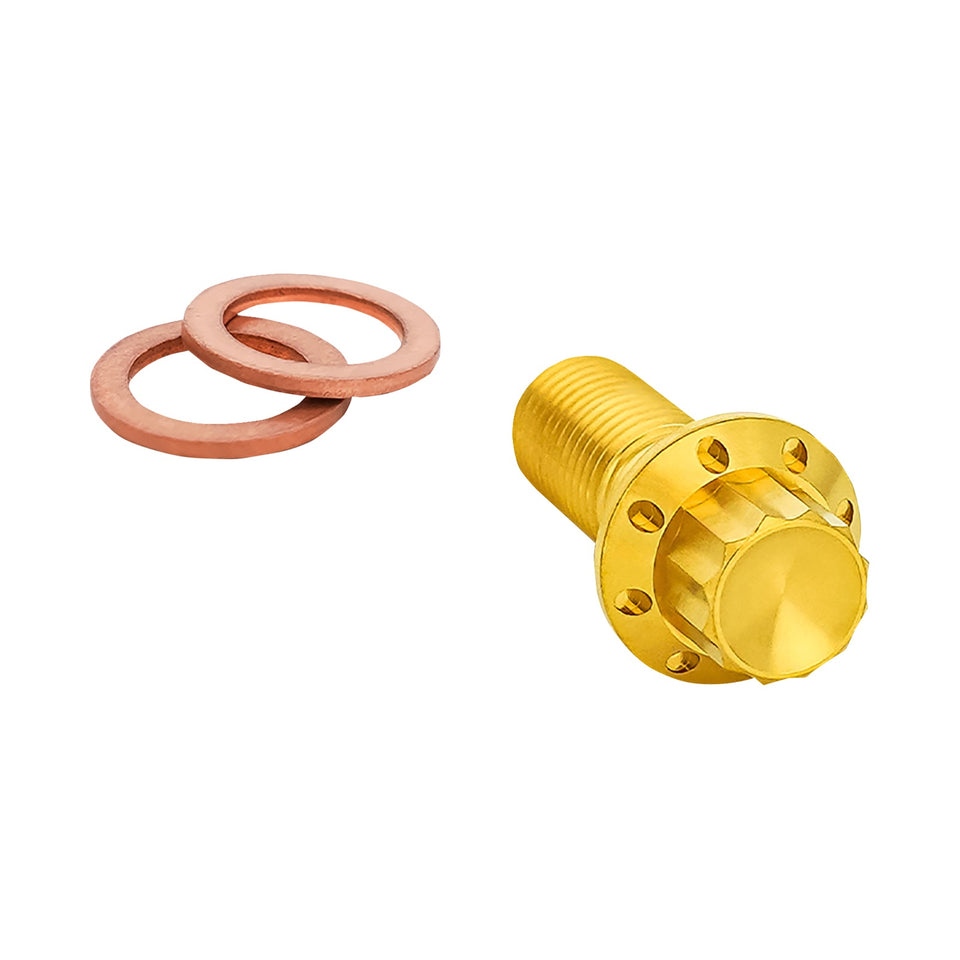 ARLEN NESS - BANJO BOLT - 3/8"-24 - GOLD