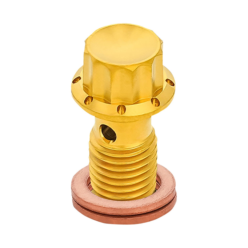 ARLEN NESS - BANJO BOLT - M12X1.25 - GOLD