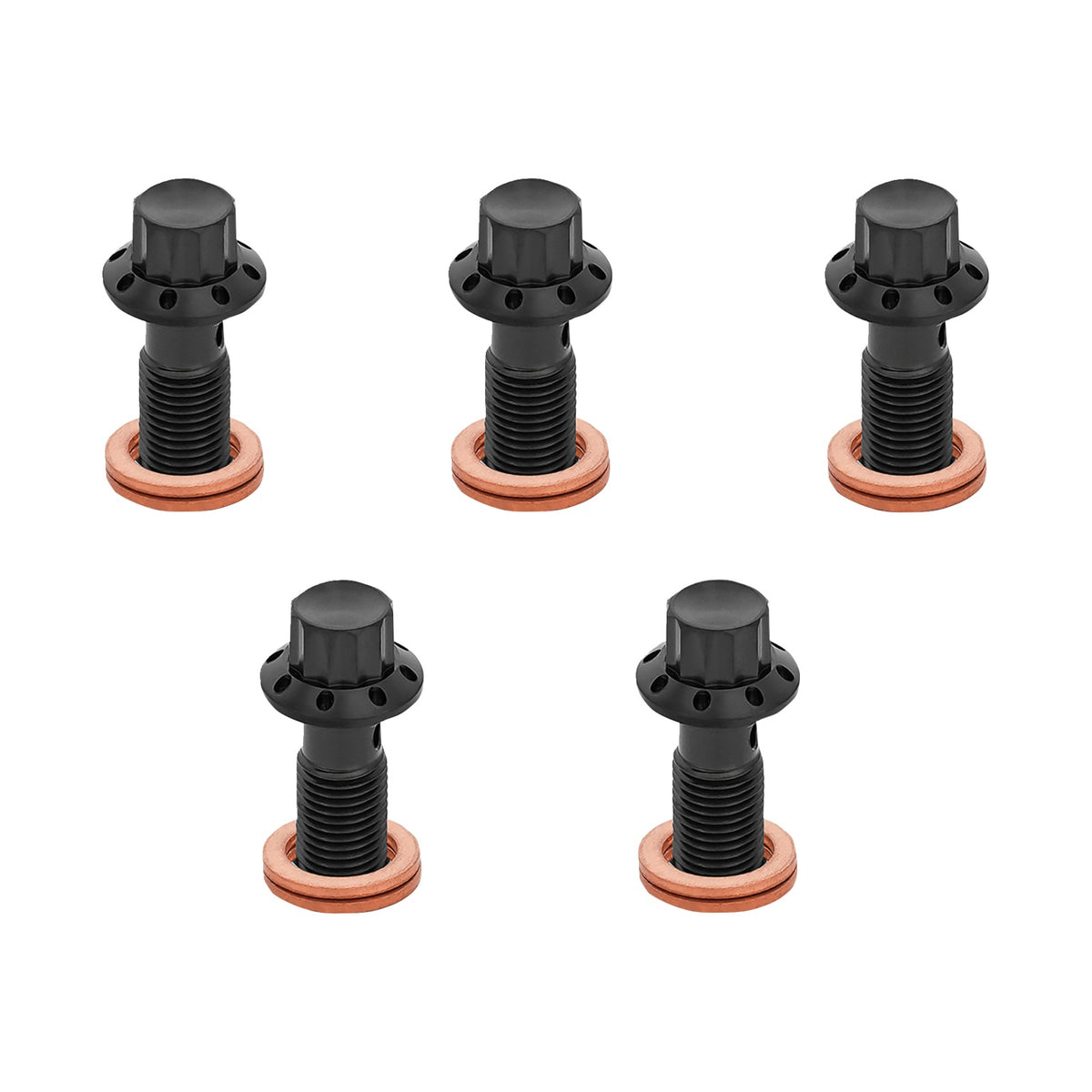 ARLEN NESS - BANJO BOLT 5-PACK - 3/8"-24 - BLACK