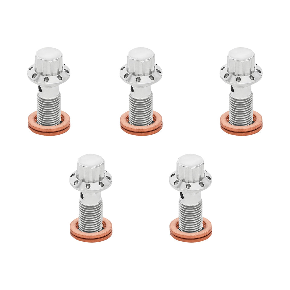 ARLEN NESS - BANJO BOLT 5-PACK - M10X1.0 - POLISHED