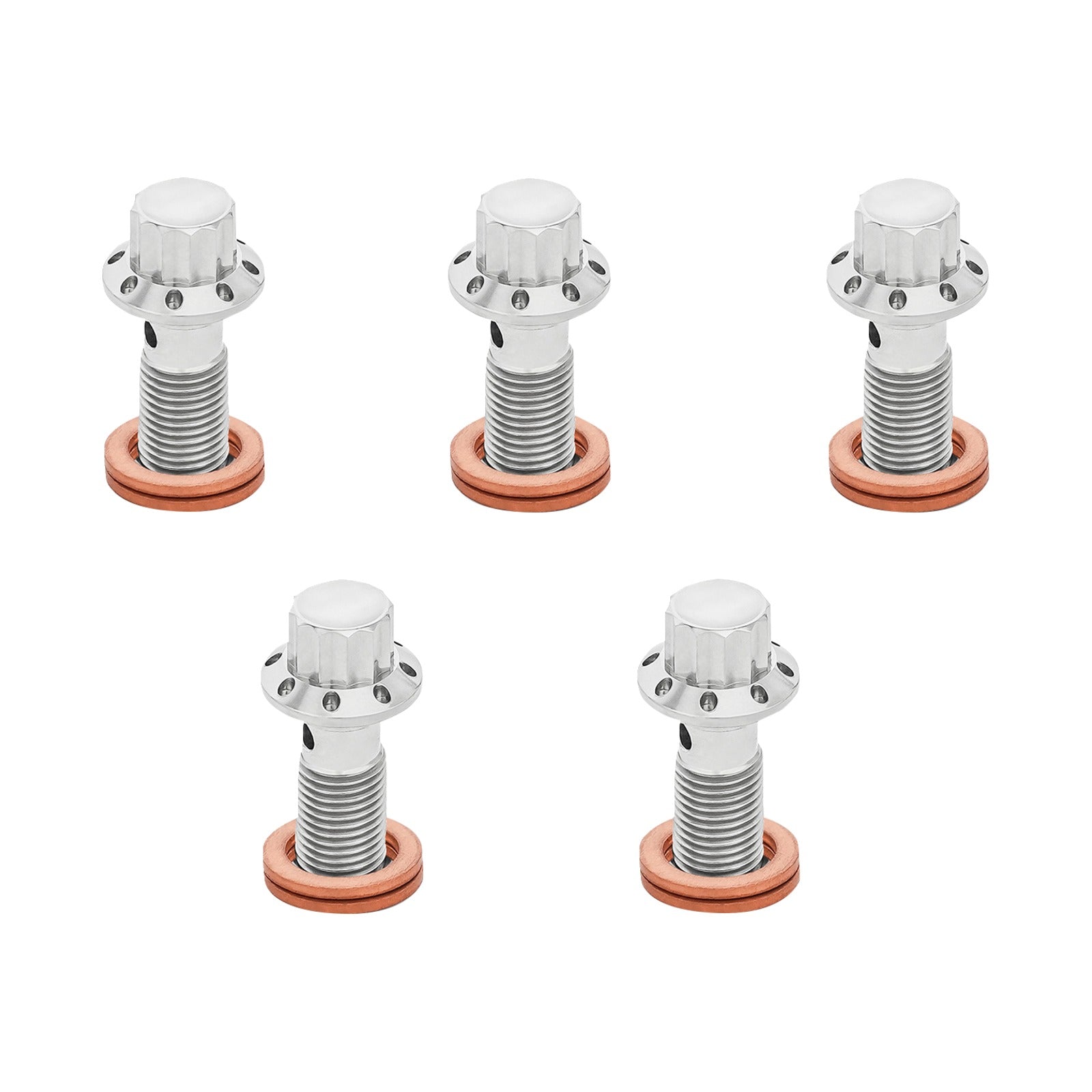 ARLEN NESS - BANJO BOLT 5-PACK - M10X1.25 - POLISHED