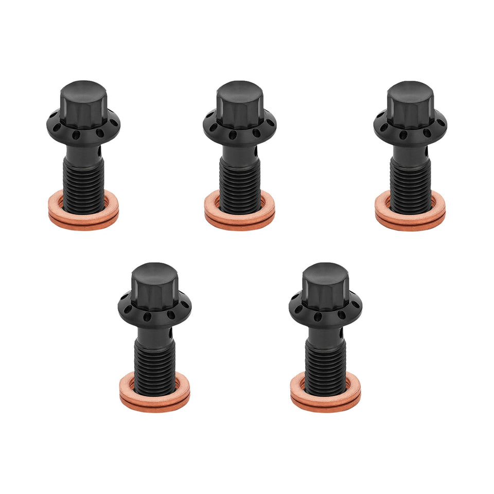 ARLEN NESS - BANJO BOLT 5-PACK - M10X1.25 - BLACK