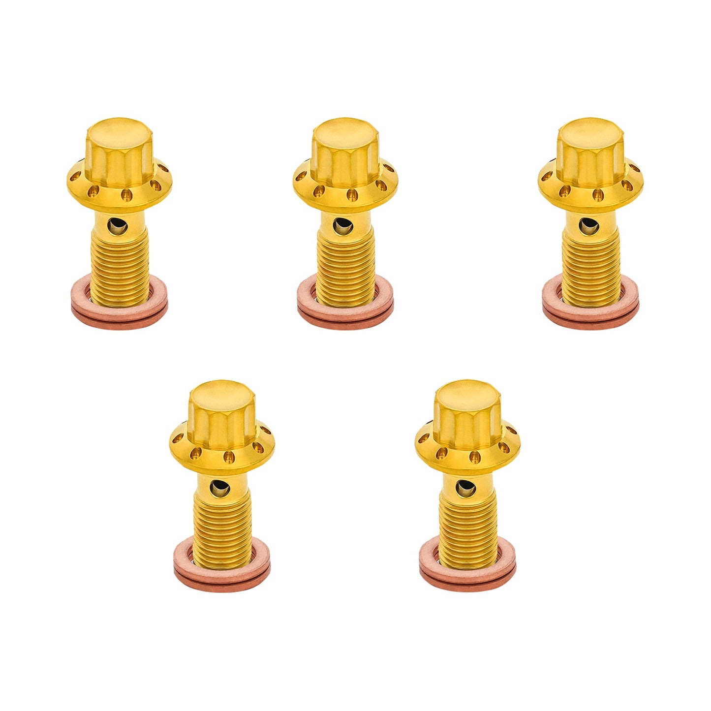 ARLEN NESS - BANJO BOLT 5-PACK - M10X1.25 - GOLD