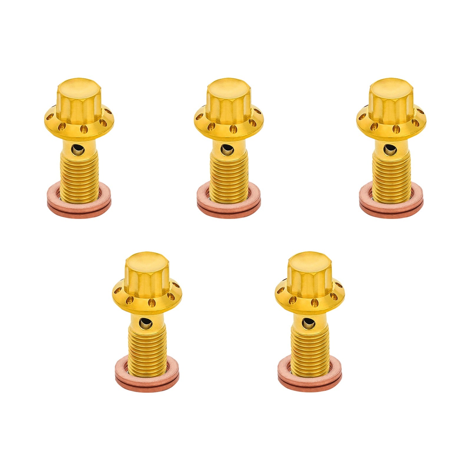 ARLEN NESS - BANJO BOLT 5-PACK - M10X1.25 - GOLD
