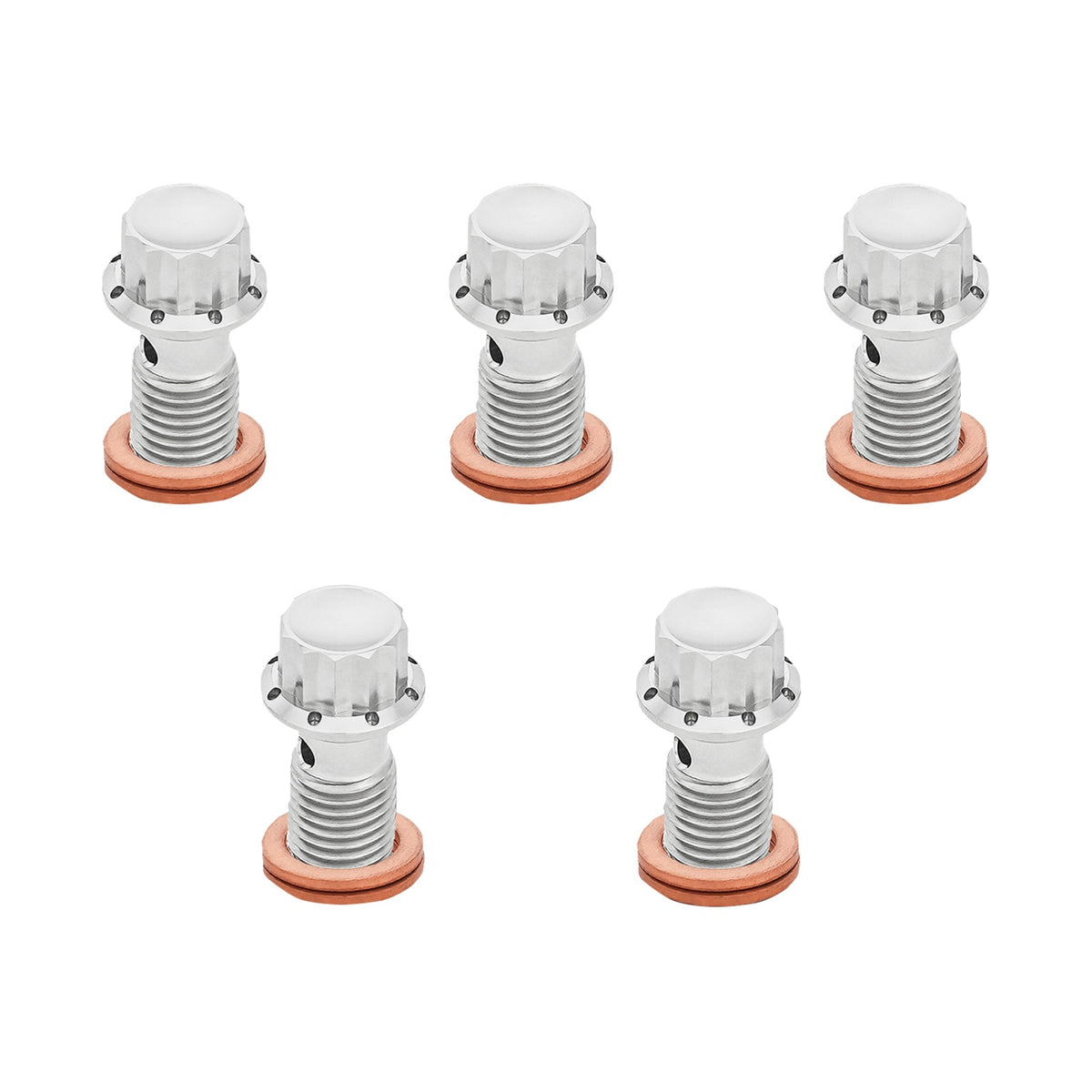 ARLEN NESS - BANJO BOLT 5-PACK - M12X1.25 - POLISHED