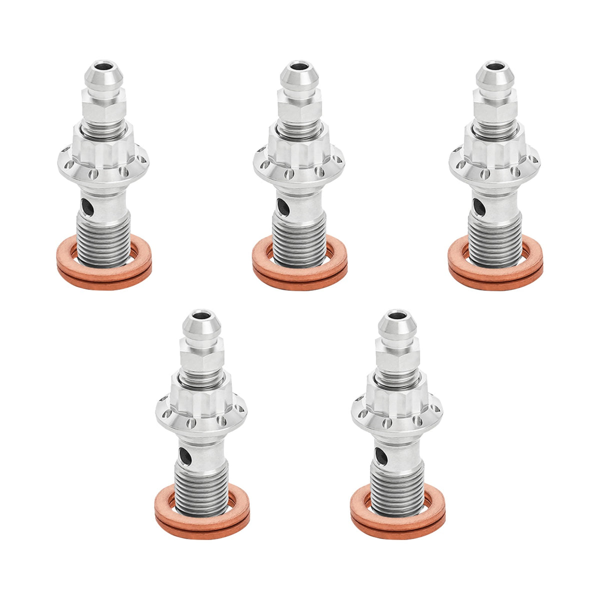 ARLEN NESS - BANJO BOLT 5-PACK - 10MM - POLISHED