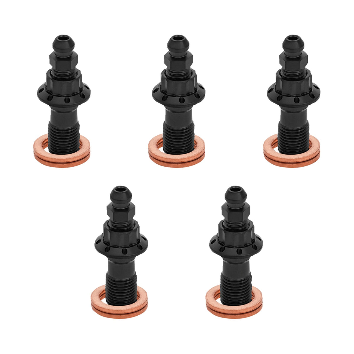 ARLEN NESS - BANJO BOLT 5-PACK - 10MM - BLACK