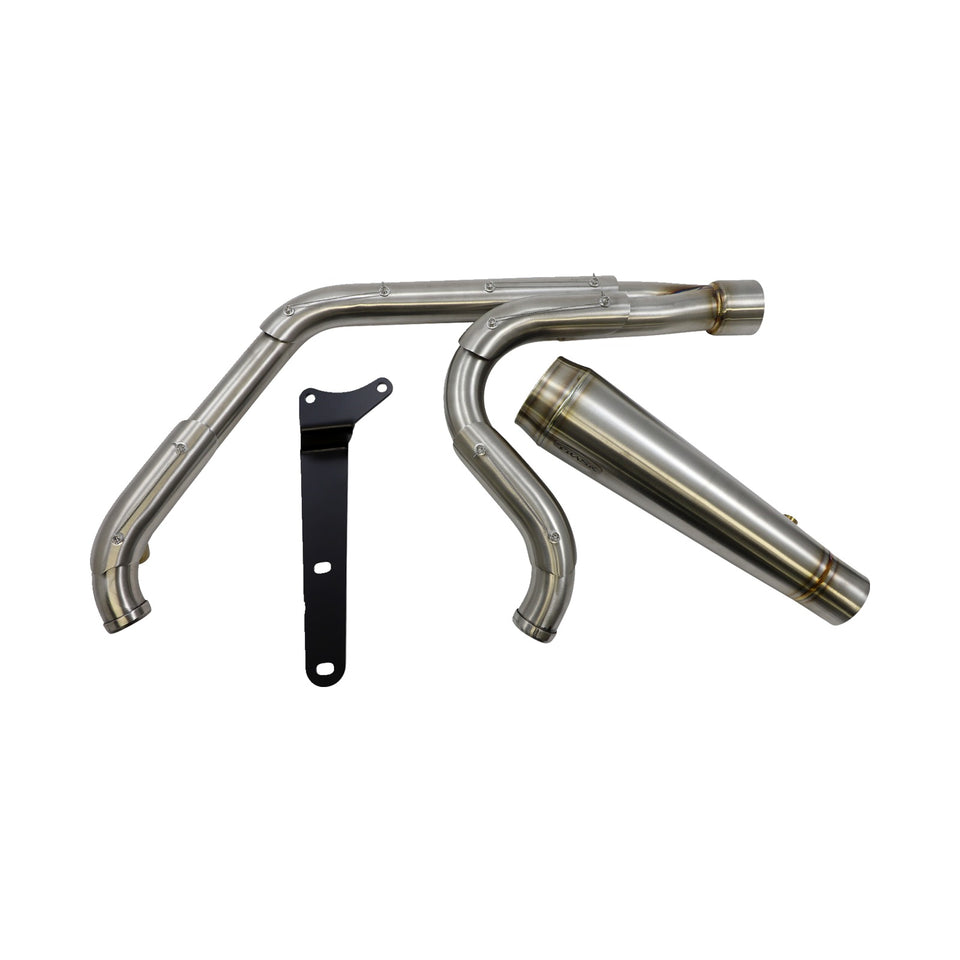 TRASK - 2-INTO-1 ASSAULT EXHAUST SYSTEM - FULL STAINLESS - STRAIGHT