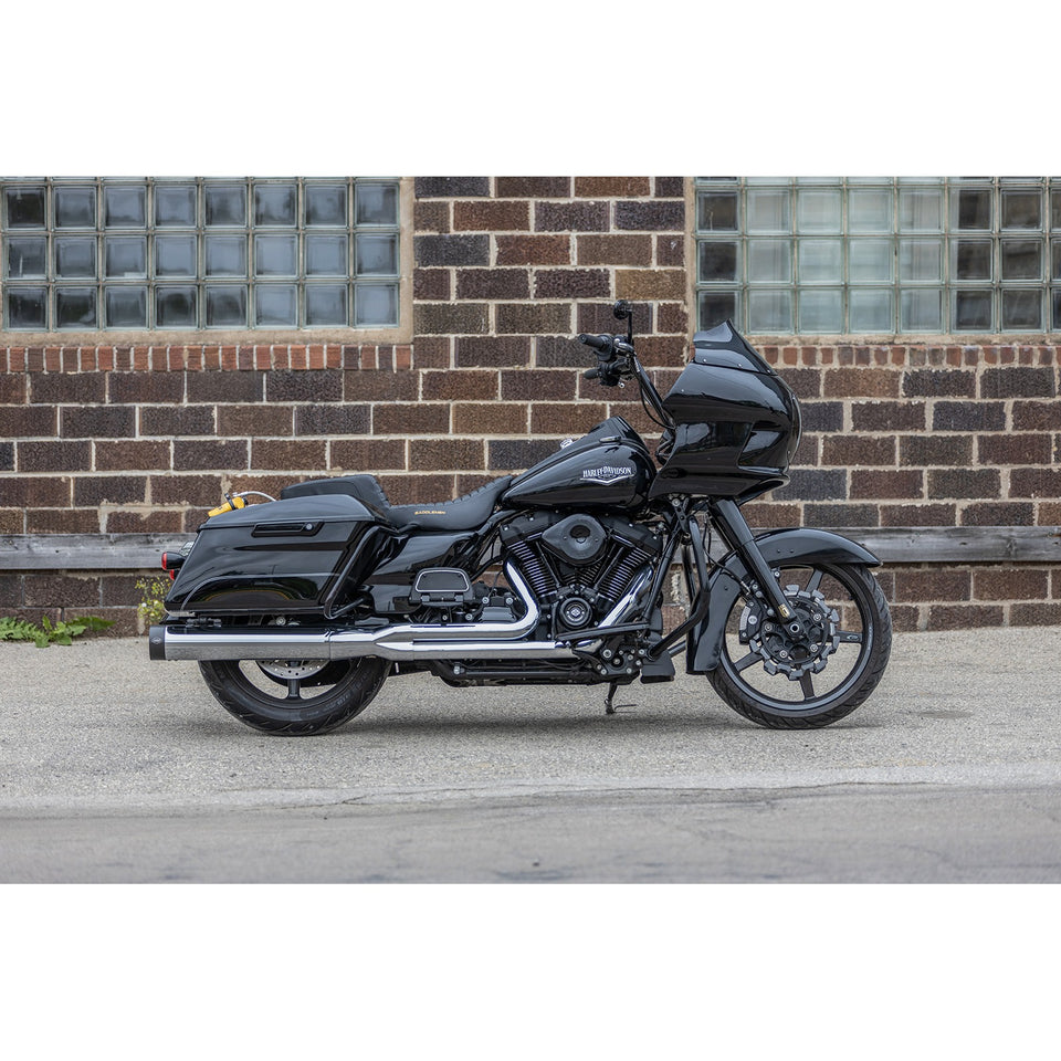 S&S CYCLE - 2-INTO-1 SIDEWINDER(R) EXHAUST SYSTEM - '95-'16 FL - CHROME