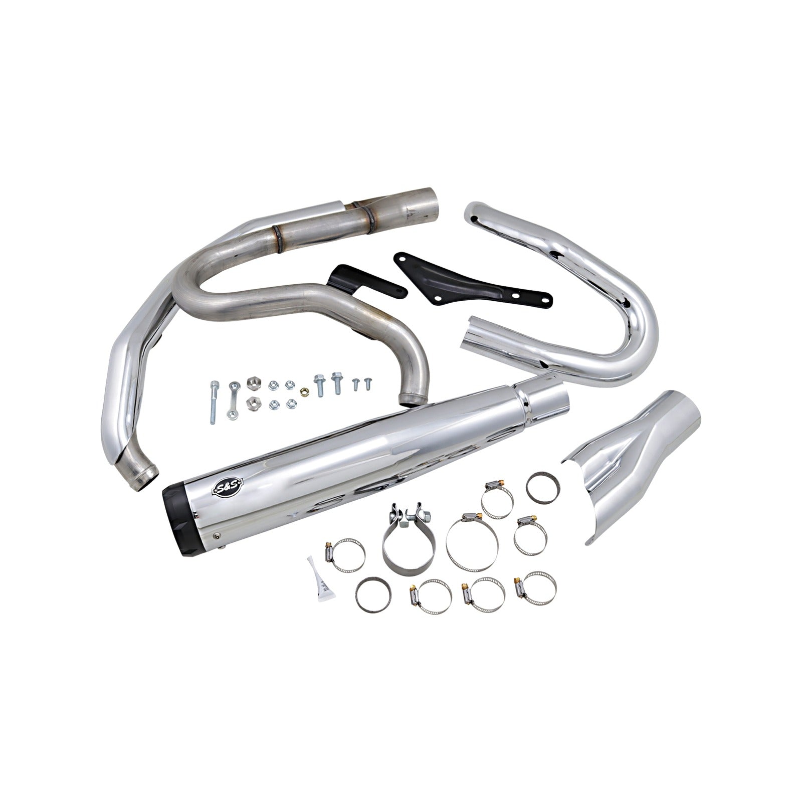S&S CYCLE - 2:1 EXHAUST FOR M8 SOFTAIL - CHROME
