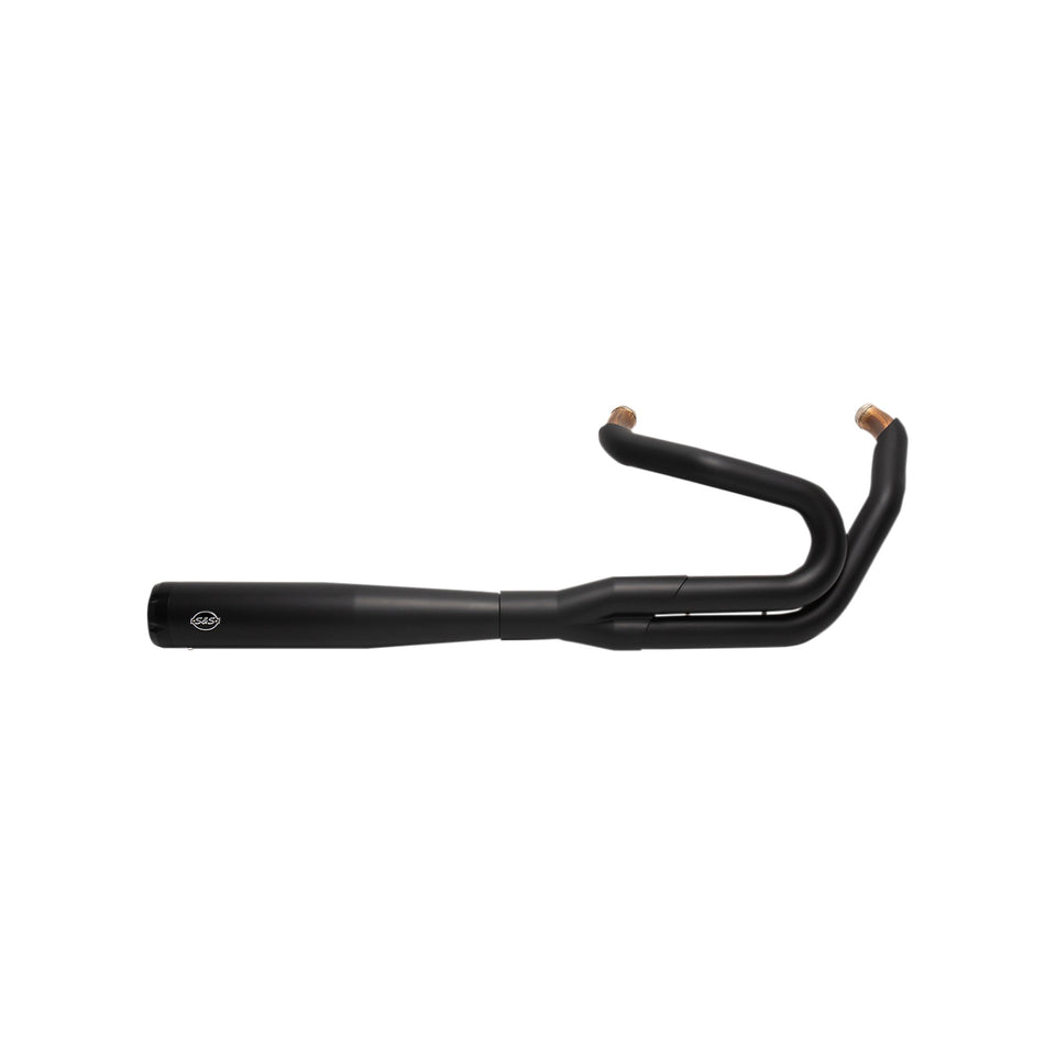 S&S CYCLE - 2:1 50 STATE EXHAUST FOR M8 SOFTAIL - BLACK