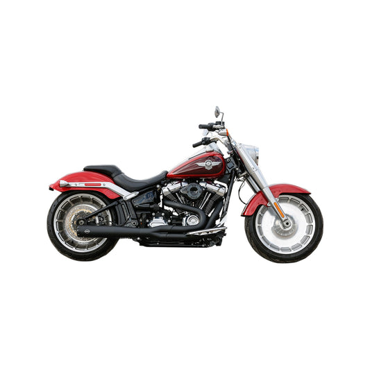 S&S CYCLE - 2:1 50 STATE EXHAUST FOR M8 SOFTAIL - BLACK