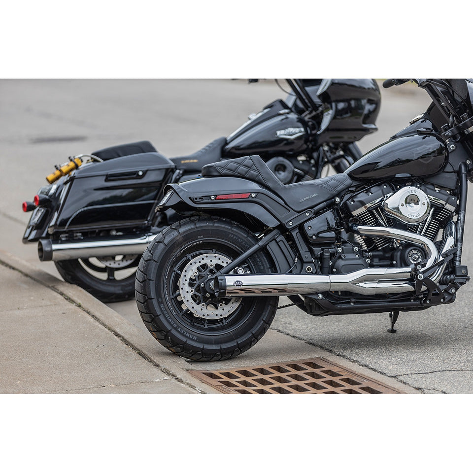 S&S CYCLE - 2:1 50 STATE EXHAUST FOR M8 SOFTAIL - CHROME