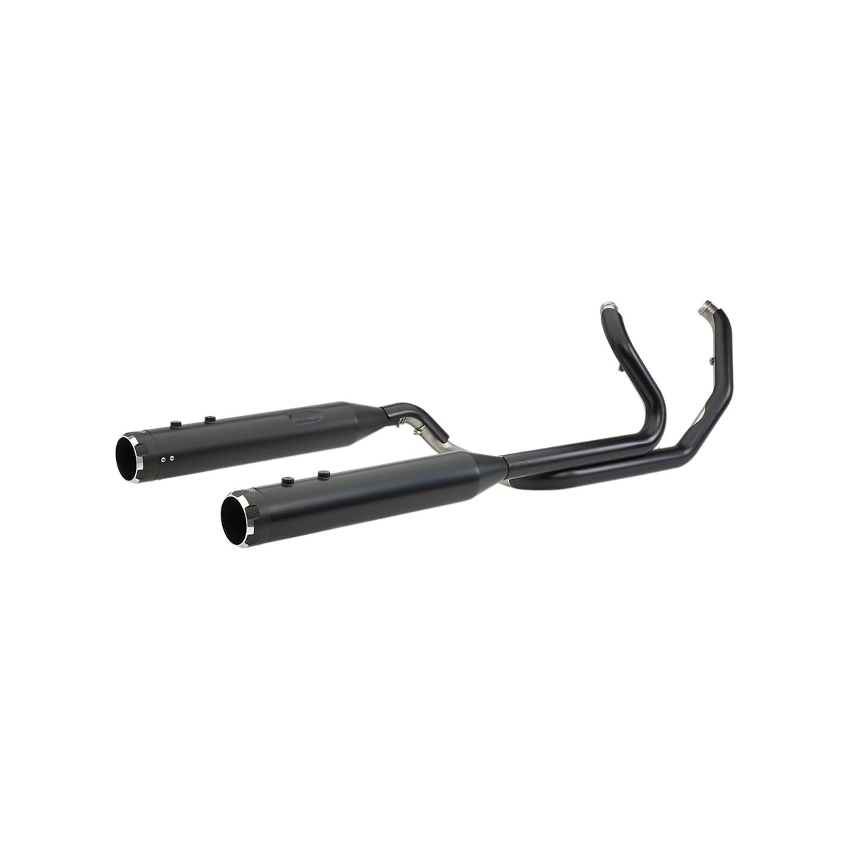 S&S CYCLE - EL DORADO DUAL EXHAUST SYSTEM - BLACK - BLACK THRUSTER
