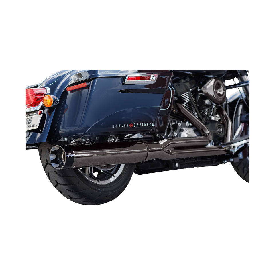 S&S CYCLE - 2-INTO-1 LAVA CHROME SIDEWINDER(R) EXHAUST SYSTEM - RACE ONLY