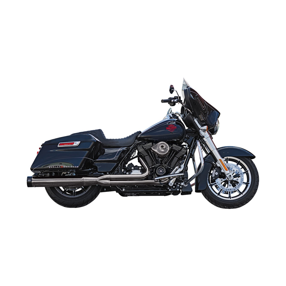 S&S CYCLE - 2-INTO-1 LAVA CHROME SIDEWINDER(R) EXHAUST SYSTEM - RACE ONLY