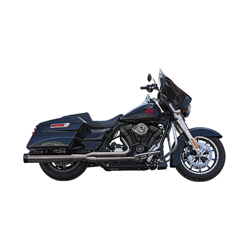 S&S CYCLE - 2-INTO-1 LAVA CHROME SIDEWINDER(R) EXHAUST SYSTEM - RACE ONLY