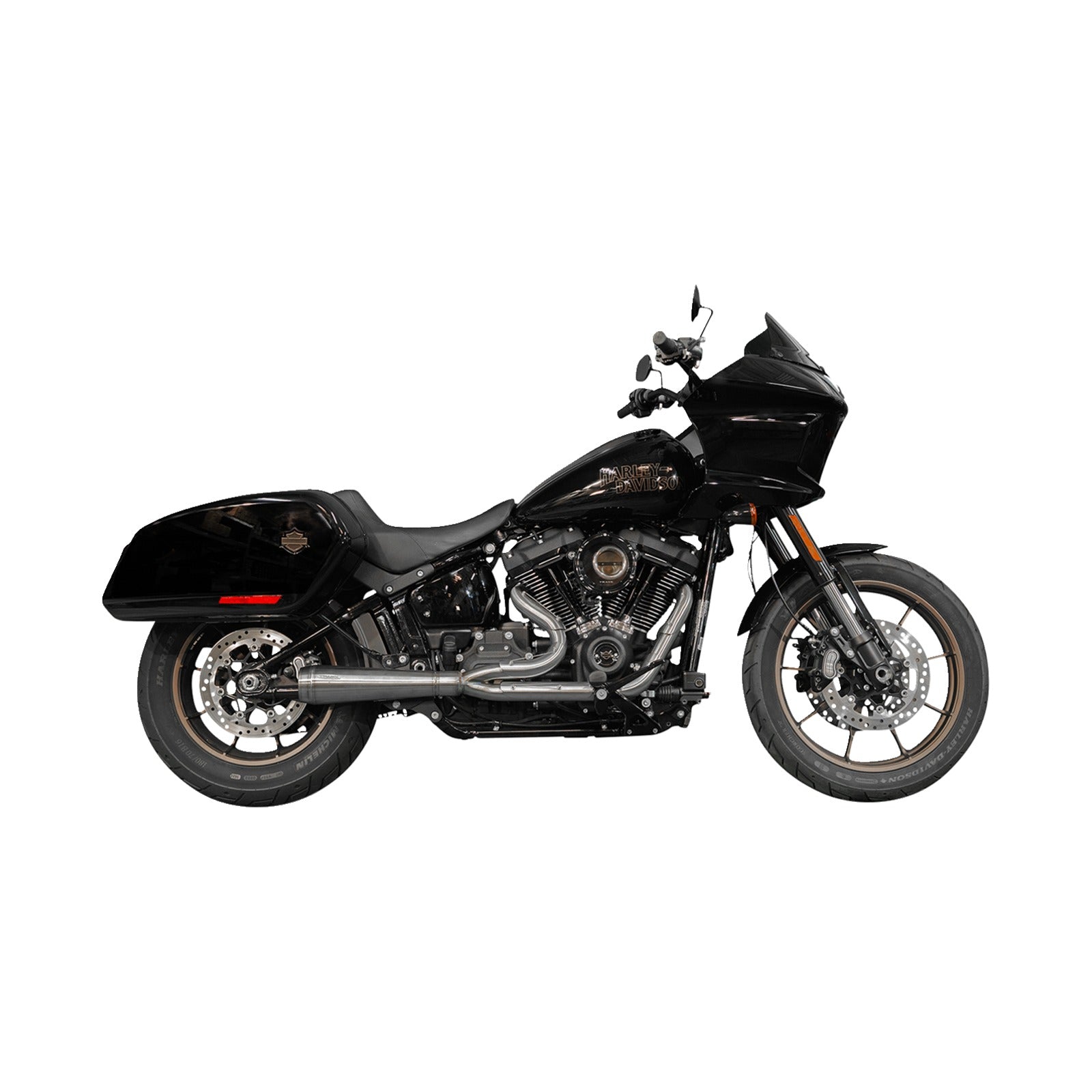 TRASK - 2-INTO-1 ASSAULT EXHAUST SYSTEM - NATURAL - WITH BAGS