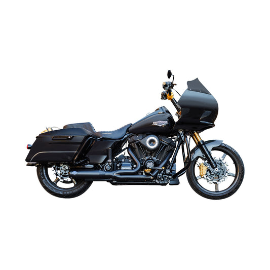 S&S CYCLE - 2-INTO-1 QUALIFIER EXHAUST SYSTEM - 50-STATE - BLACK