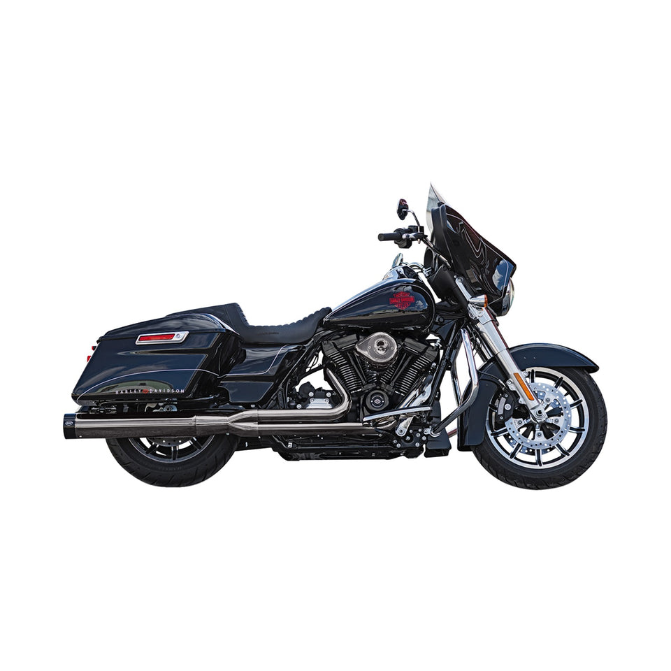 S&S CYCLE - 2-INTO-1 SIDEWINDER(R) EXHAUST SYSTEM - LAVA CHROME - 50-STATE - M8