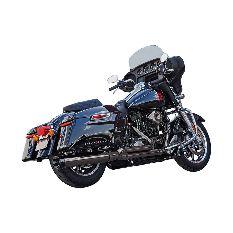 S&S CYCLE - 2-INTO-1 SIDEWINDER(R) EXHAUST SYSTEM - LAVA CHROME - 50-STATE - M8