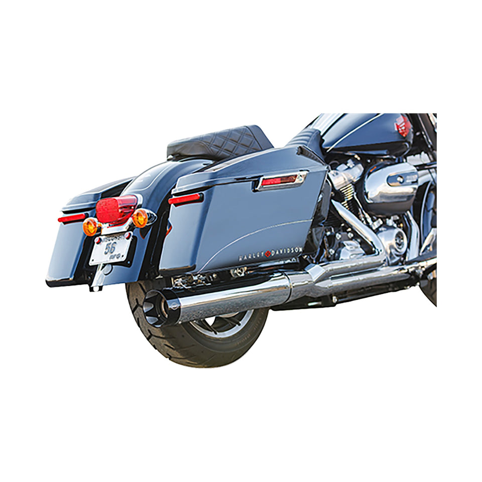 S&S CYCLE - 2-INTO-1 SIDEWINDER EXHAUST SYSTEM - 50-STATE - CHROME - M8 TOURING